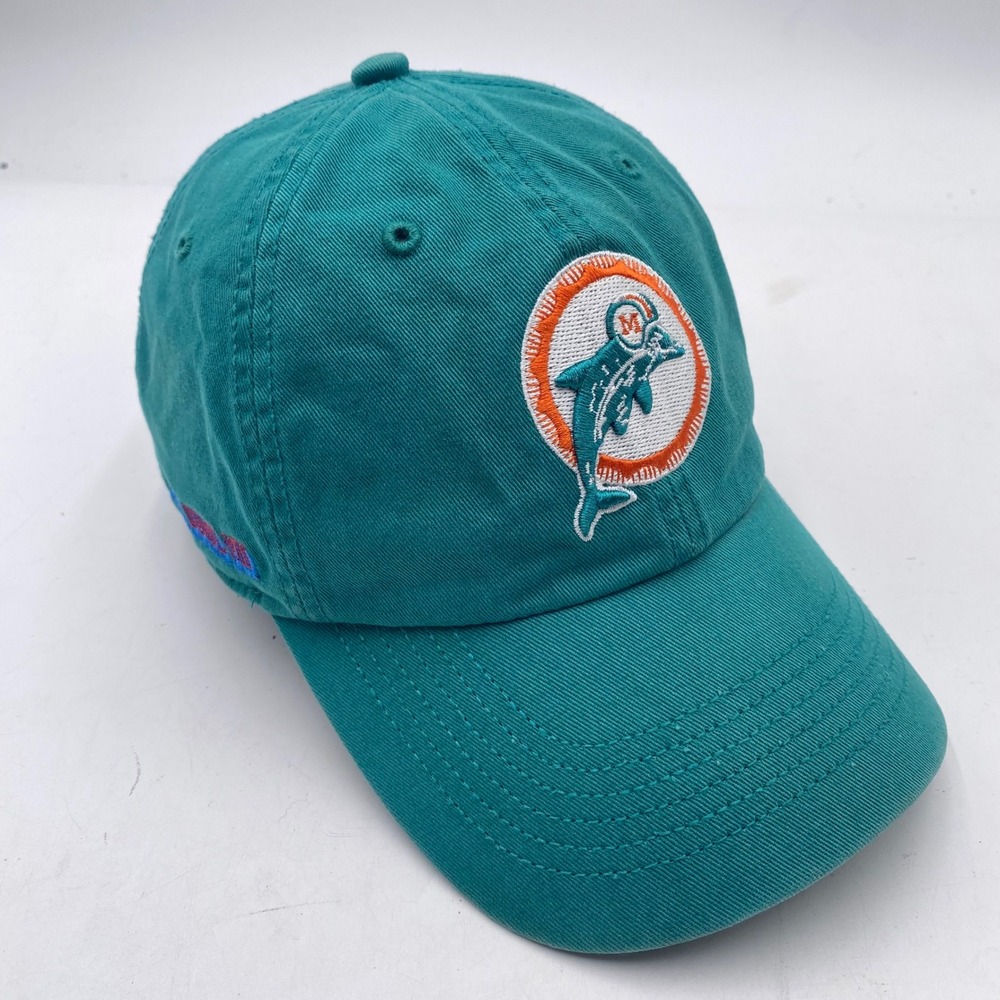 MIAMI DOLPHINS '47 Franchise Super Bowl VII Hat Men Small Aqua Cotton Fitted Cap